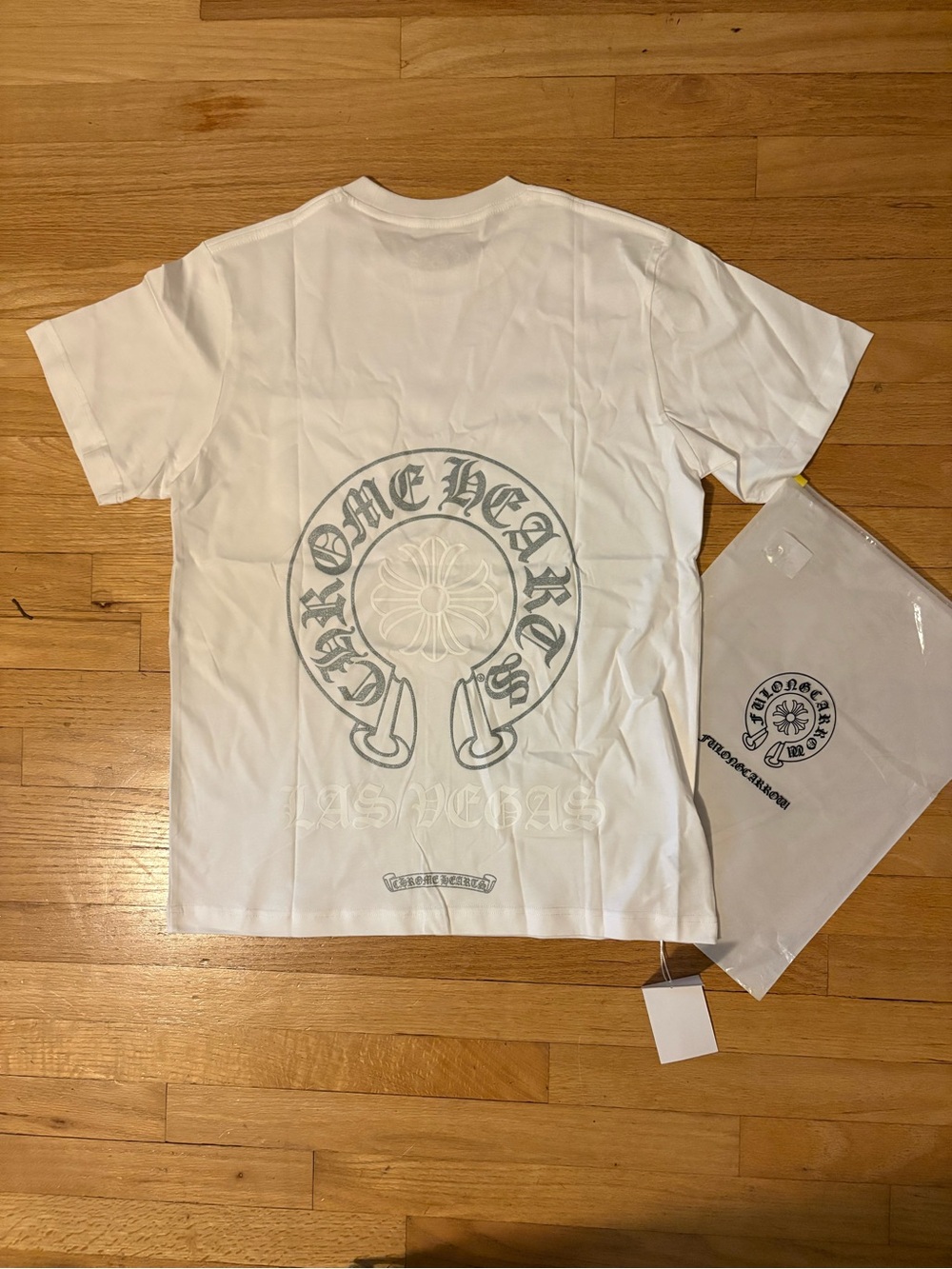 White Chrome Hearts shirt